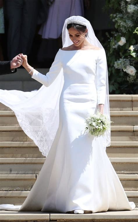 megans dress was made by givenchy|Givenchy wedding dress.